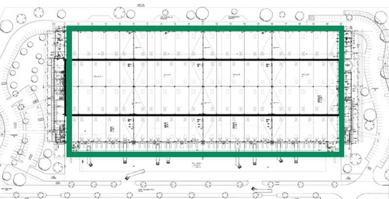 Location entrepots 24526 m² non divisibles