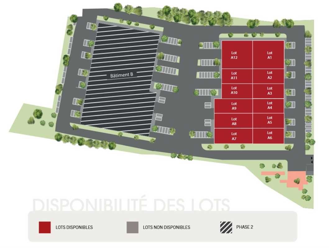Location entrepots 5557 m² divisibles à partir de 365 m²