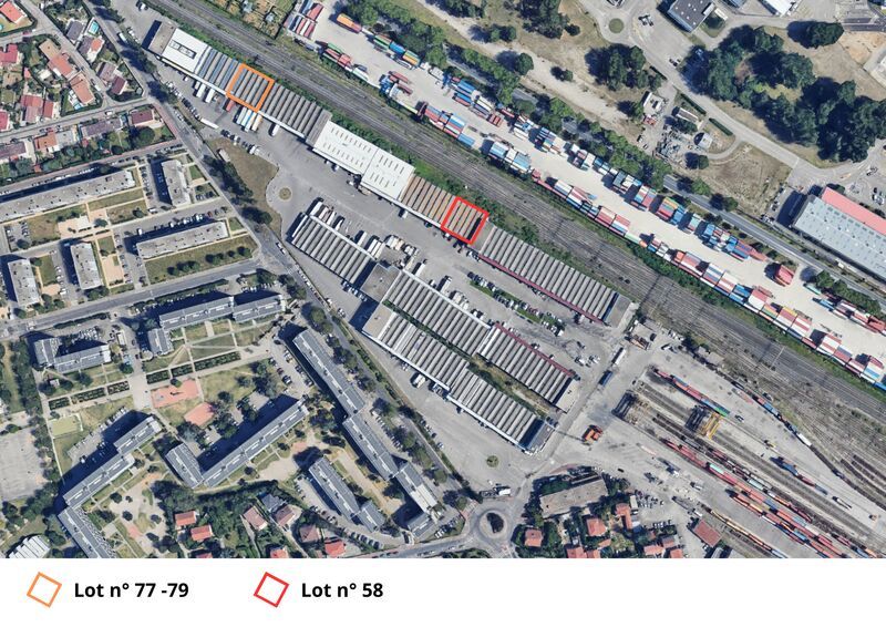 Location entrepots 844 m² divisibles à partir de 215 m²