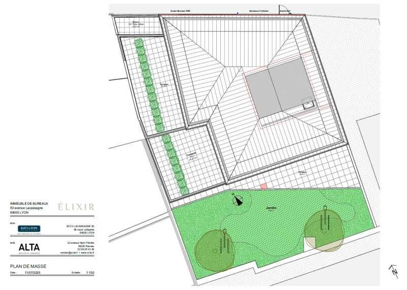 Location bureaux 1564 m² divisibles à partir de 177 m²