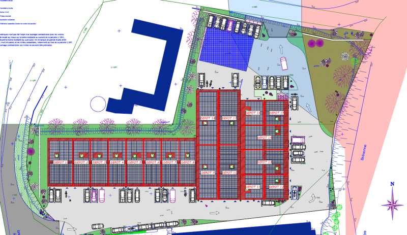 Vente entrepots 1733 m² divisibles à partir de 114 m²