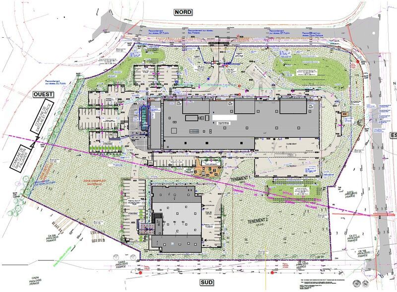 Location entrepots 1916 m² non divisibles