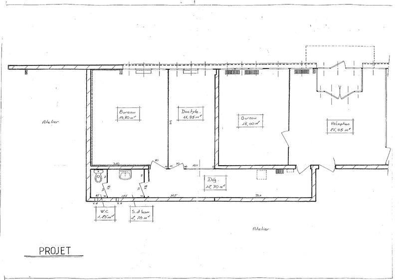 Vente entrepots 2200 m² non divisibles