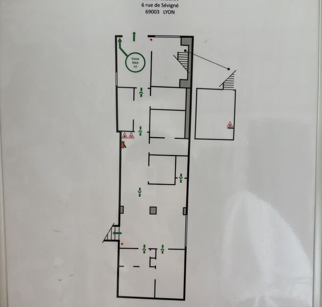 Location bureaux 139 m² non divisibles