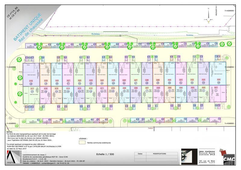 Location entrepots 467 m² divisibles à partir de 233 m²