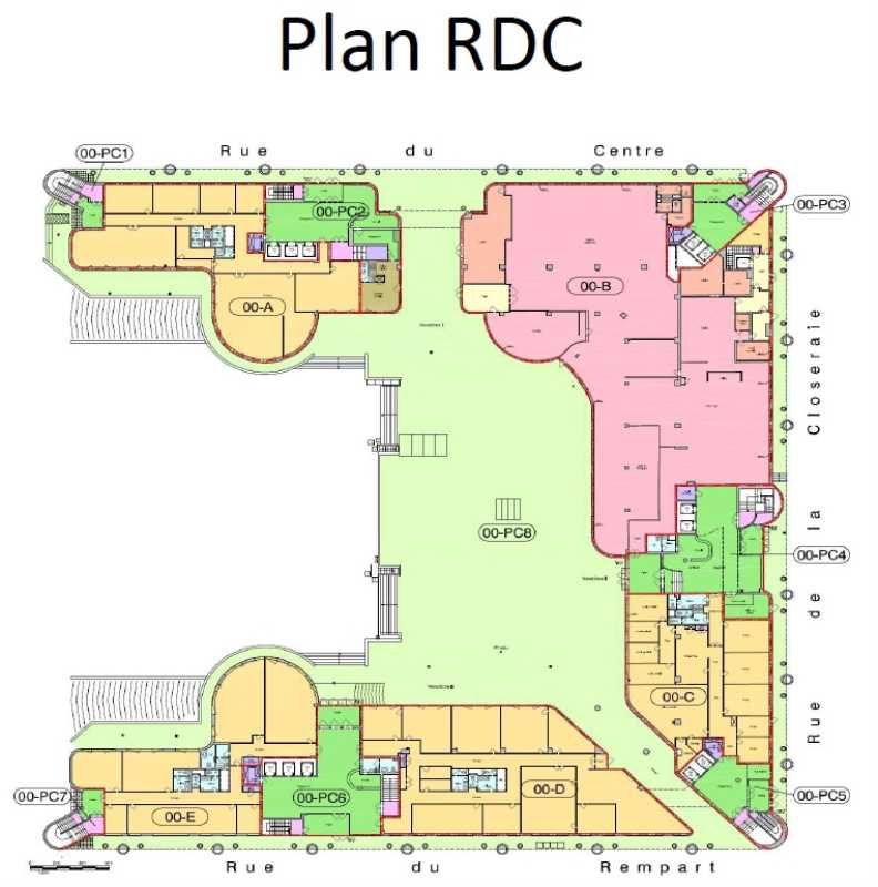 Location bureaux 4446 m² divisibles à partir de 200 m²