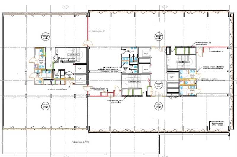 Location bureaux 2816 m² divisibles à partir de 233 m²
