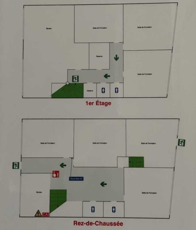 Location bureaux 733 m² non divisibles