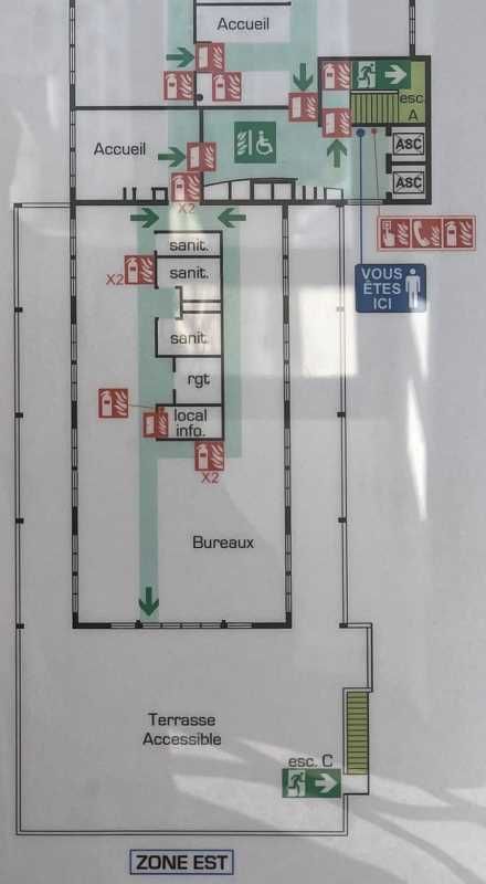 Location bureaux 949 m² non divisibles