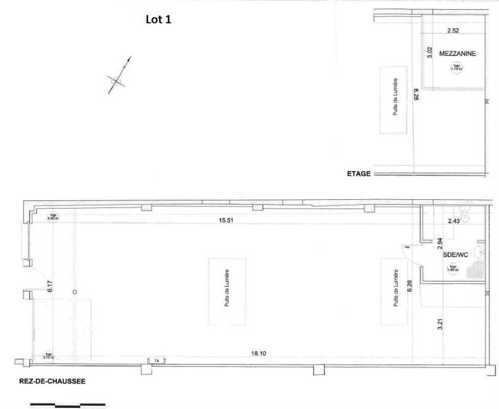 Vente entrepots 740 m² divisibles à partir de 79 m²