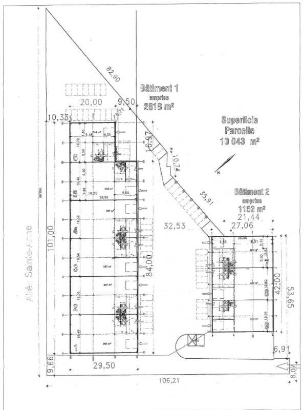 Location entrepots 479 m² non divisibles