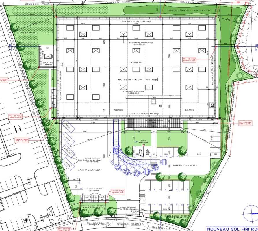 Location bureaux 4100 m² non divisibles