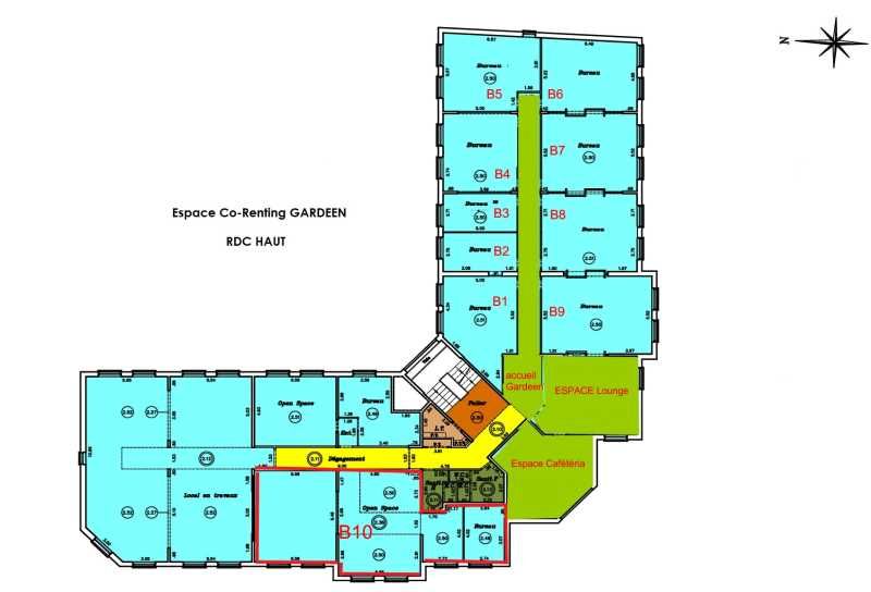 Location bureaux 270 m² divisibles à partir de 39 m²