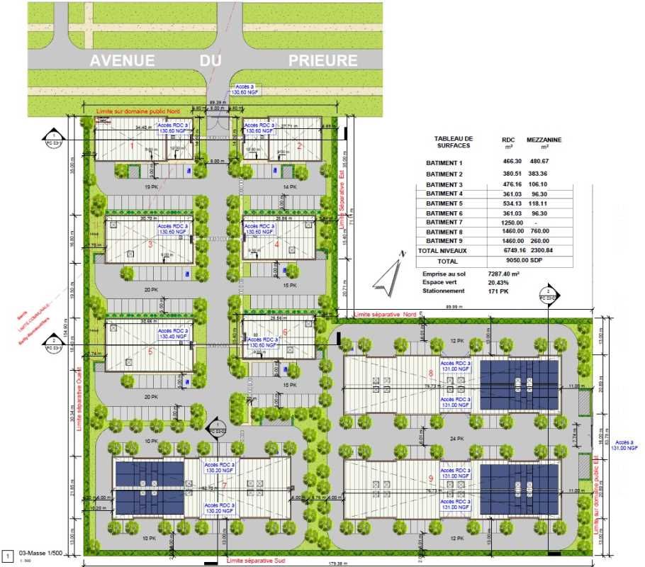 Vente entrepots 1450 m² non divisibles
