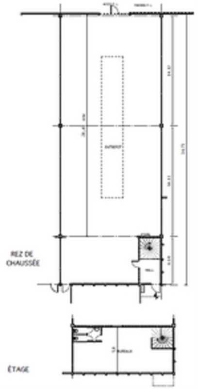 Location bureaux 534 m² non divisibles