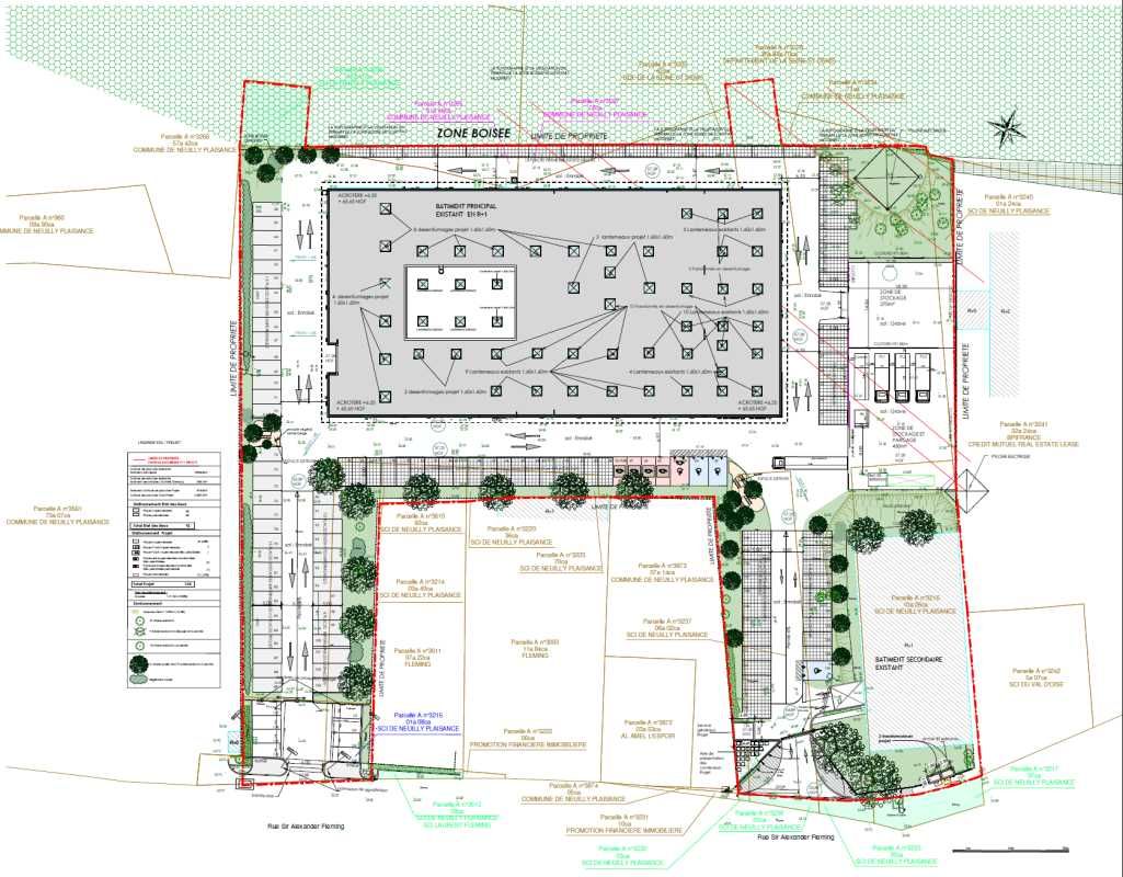 Location entrepots 3837 m² divisibles à partir de 146 m²