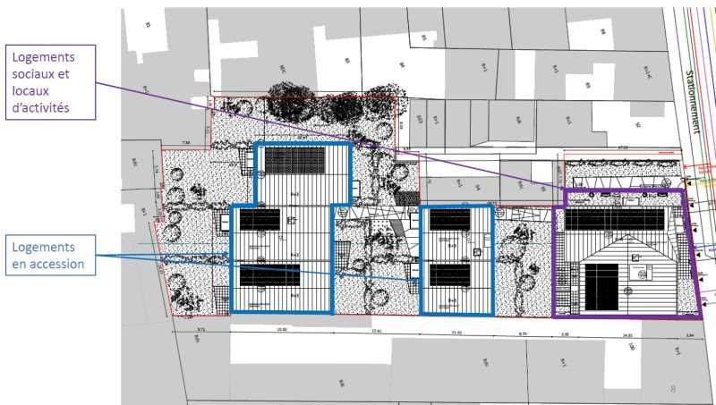 Vente bureaux 518 m² divisibles à partir de 156 m²