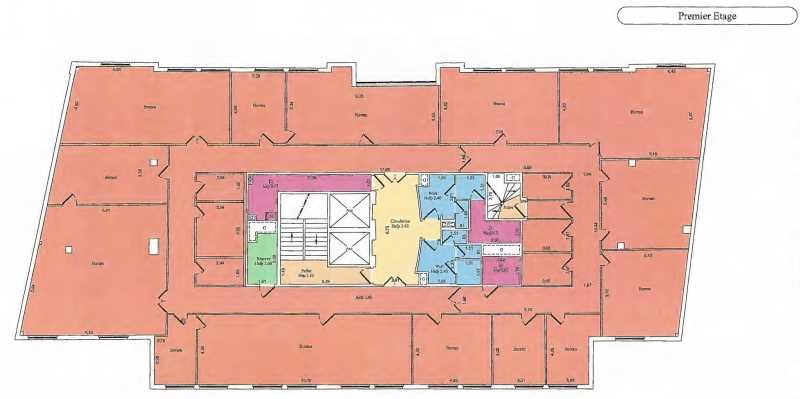 Location bureaux 798 m² divisibles à partir de 335 m²