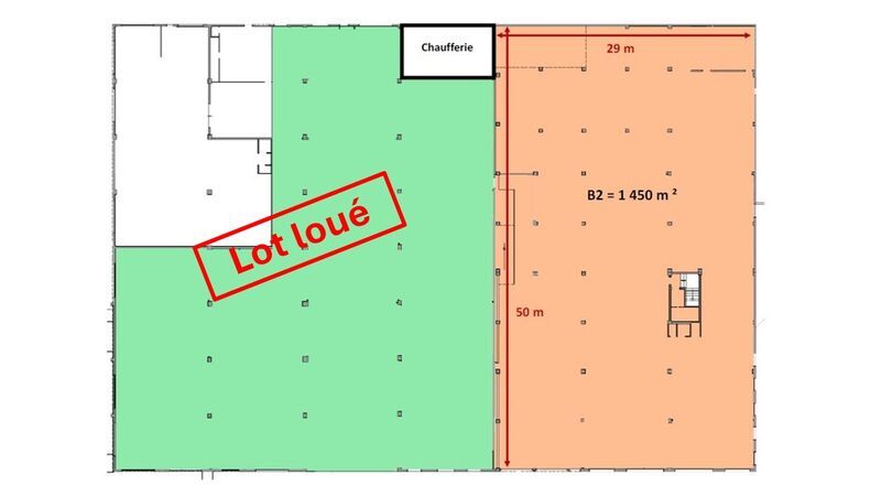 Location bureaux 2258 m² divisibles à partir de 202 m²