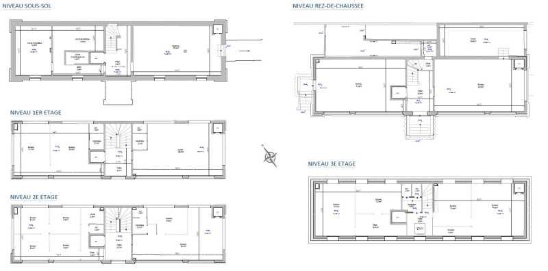Vente bureaux 66 m² non divisibles