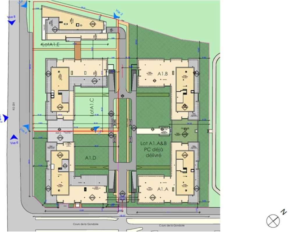 Vente bureaux 5180 m² divisibles à partir de 14 m²