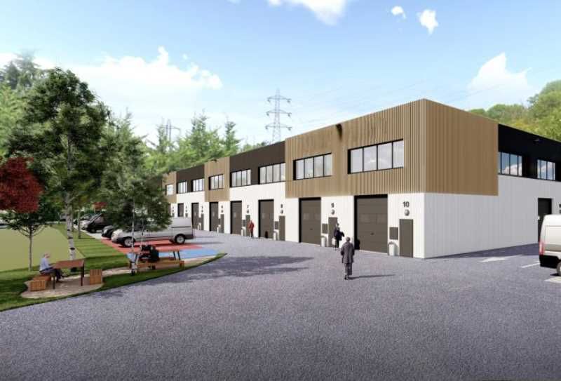 Au sein de la zone industrielle de la Renouillère