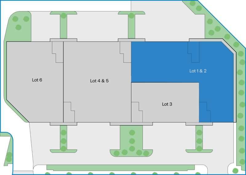 Location entrepots 1423 m² non divisibles