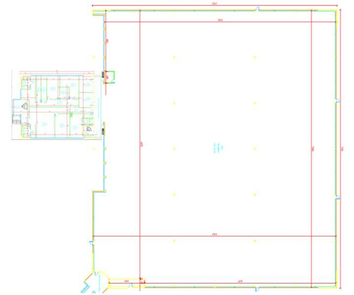 Location entrepots 4370 m² non divisibles