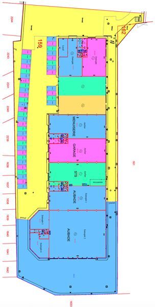 Vente entrepots 4425 m² divisibles à partir de 320 m²