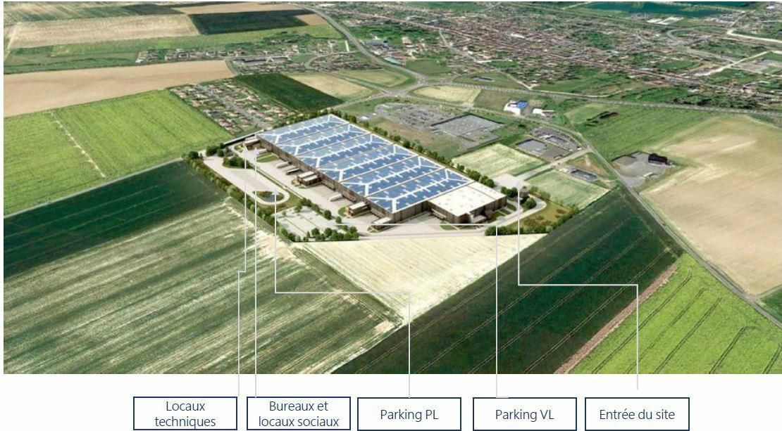 12579.99 m² pour cetentrepôts classe a en location à Villeneuve-la-guyard