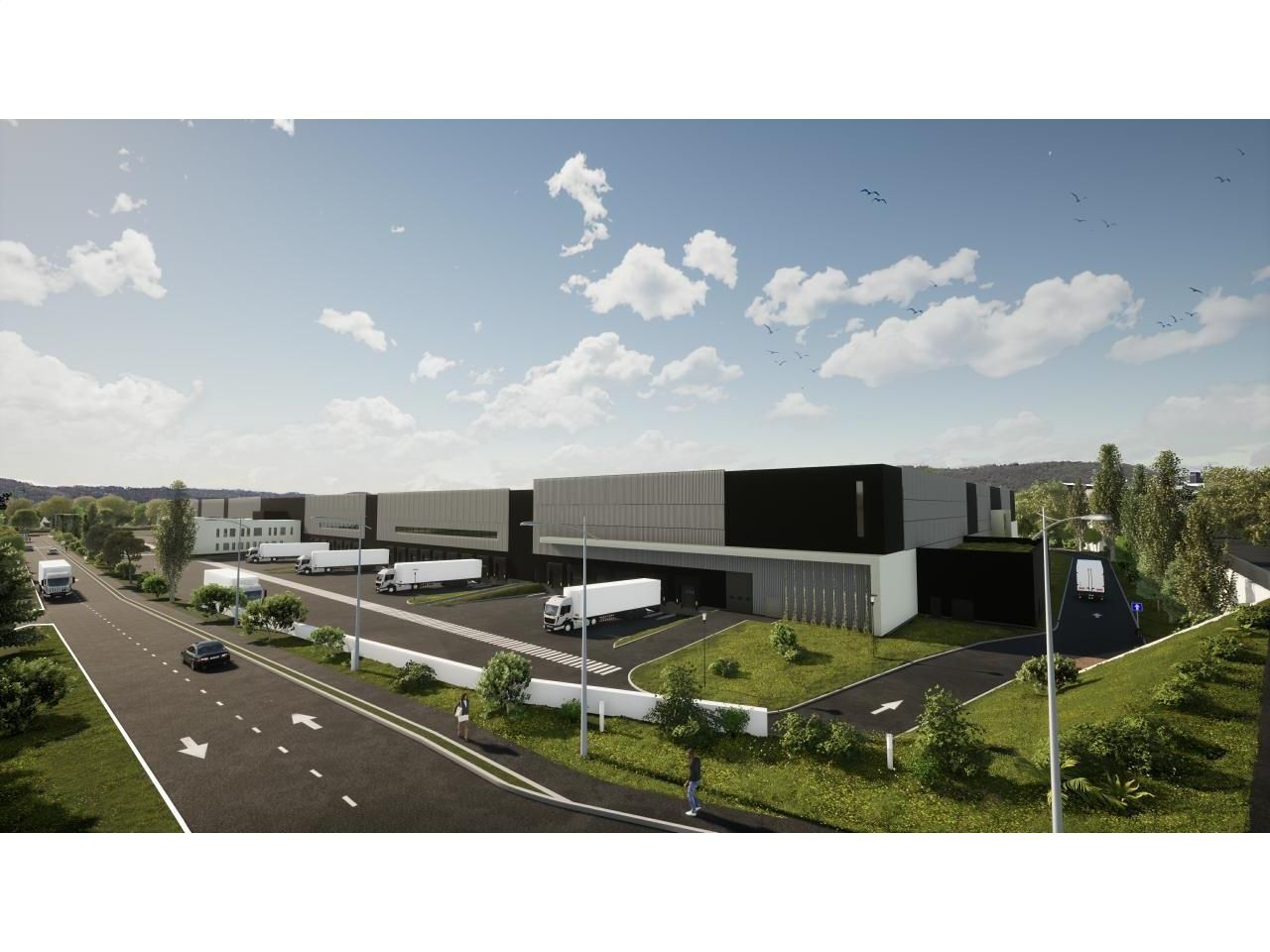 Location Entrepôts classe A 40213 m² non divisibles 69520 Grigny