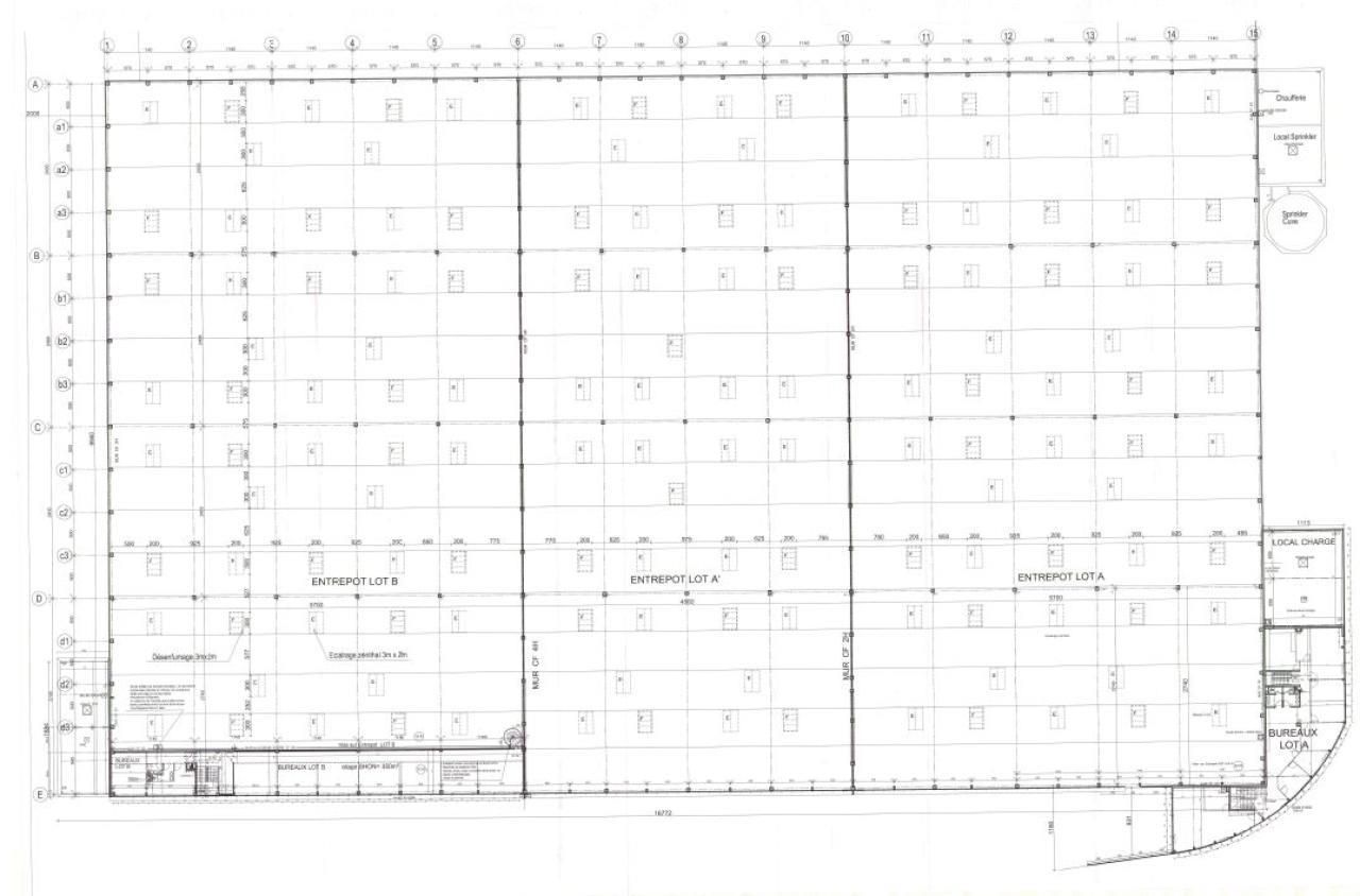 Location Entrepôts classe A 17500 m² non divisibles 95220 Herblay