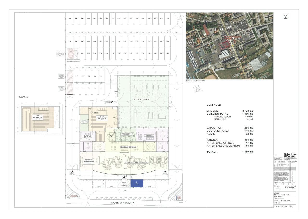 1466 m² pour ce activité en location à Metz