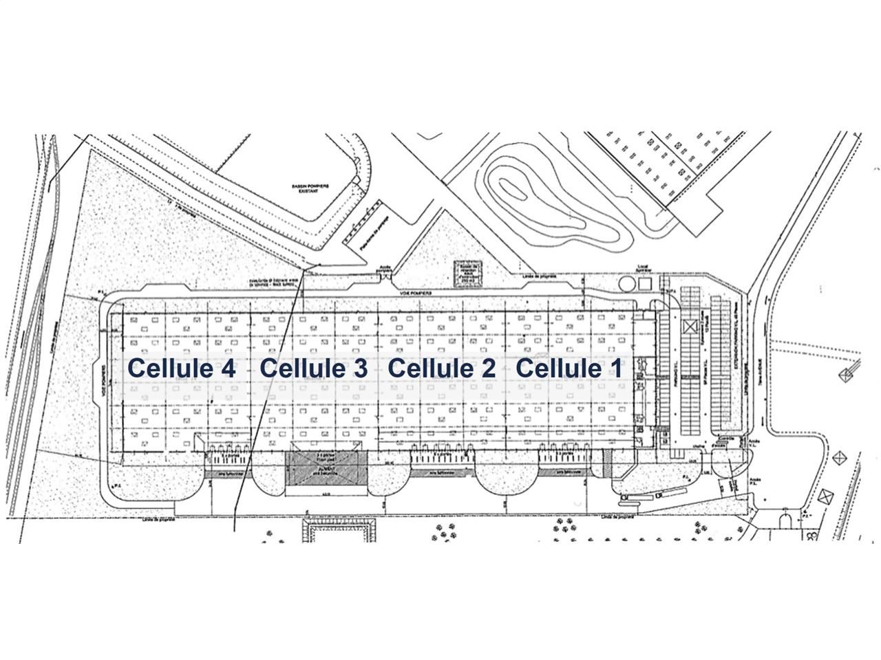 Location entrepots 21683 m² non divisibles