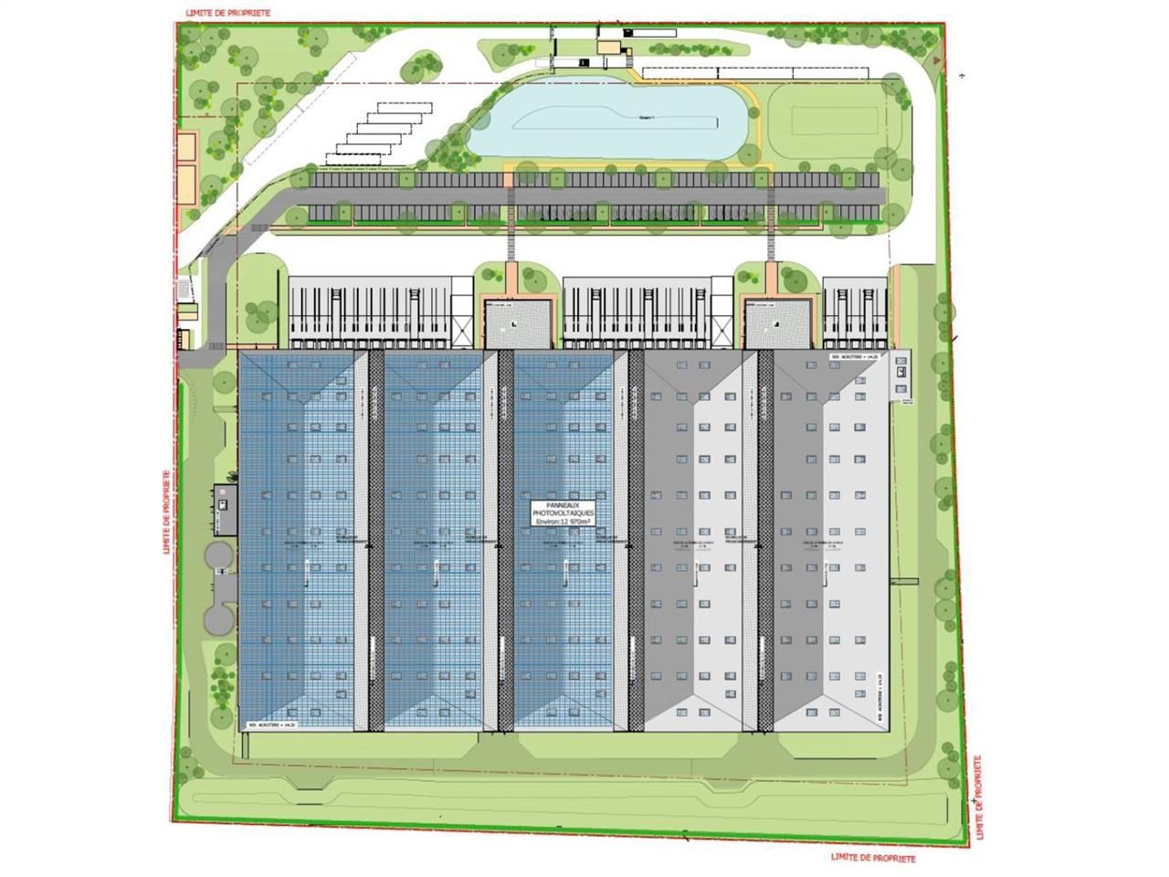 Location entrepots 28989 m² non divisibles
