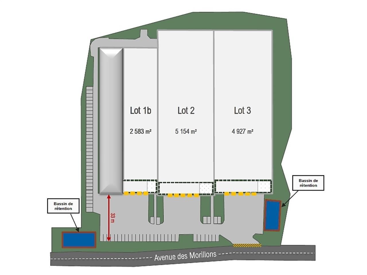 Location entrepots 12975 m² divisibles à partir de 2583 m²