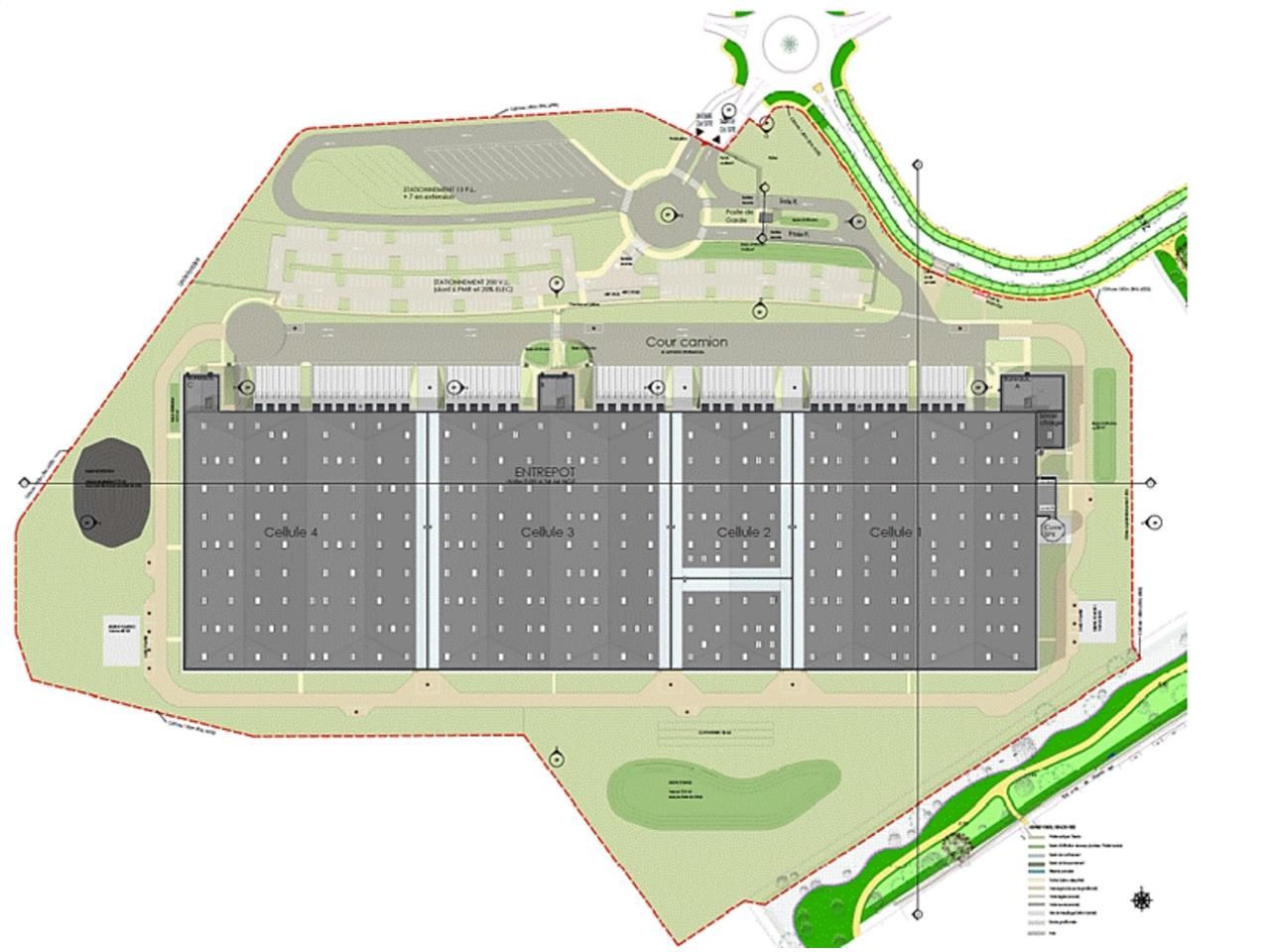 Location entrepots 43765 m² divisibles à partir de 15 m²