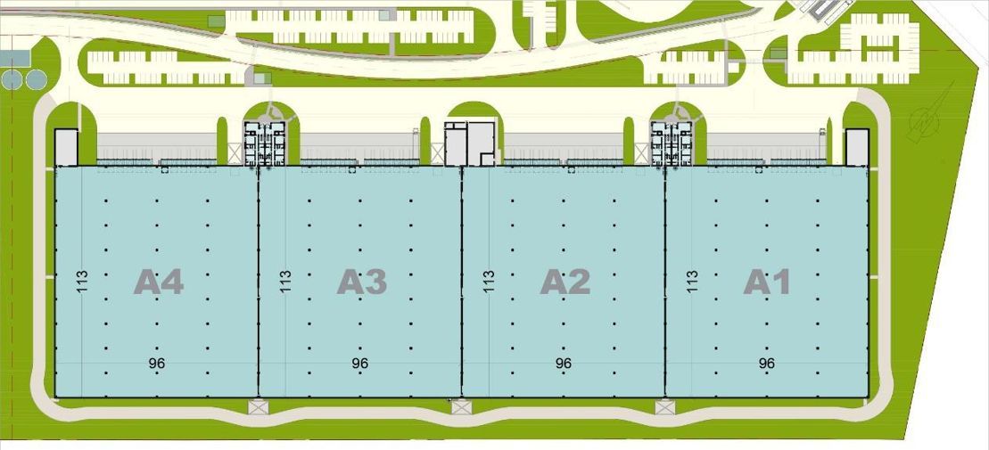 Location entrepots 65000 m² divisibles à partir de 12000 m²