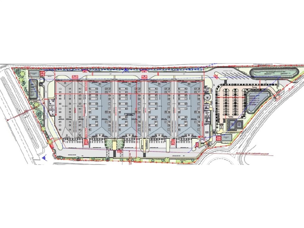 Location entrepots 29723 m² non divisibles