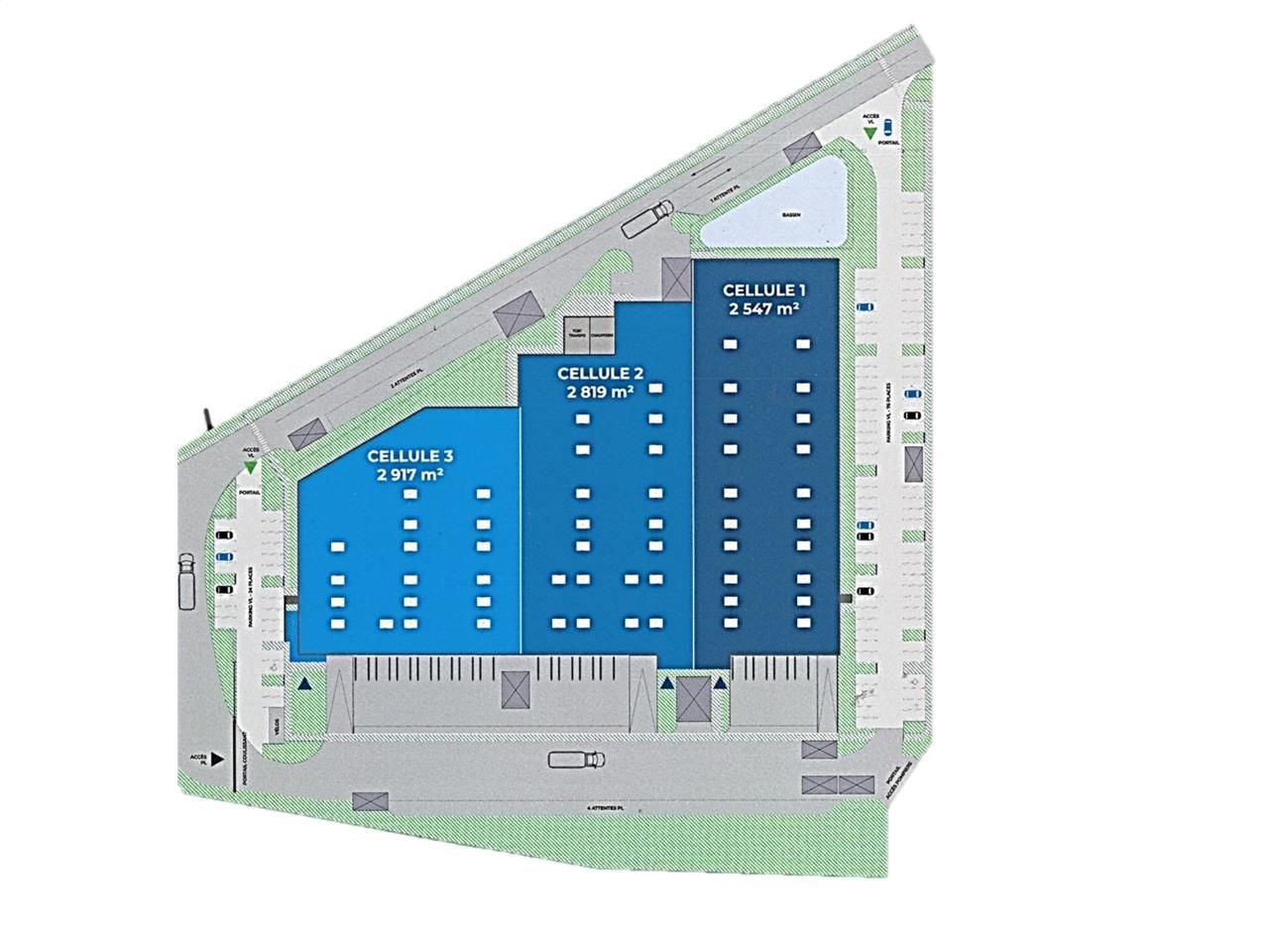 Location entrepots 10075 m² divisibles à partir de 3242 m²