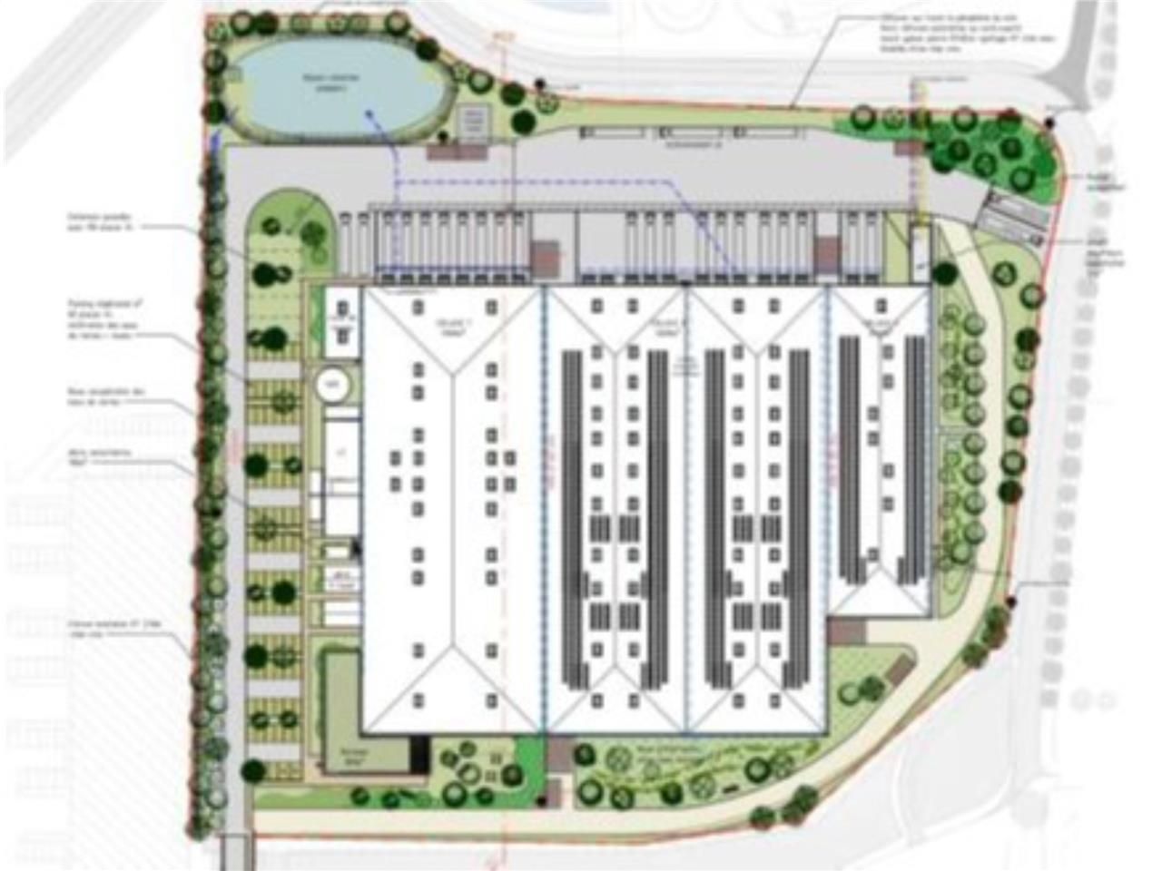 Location entrepots 19000 m² non divisibles