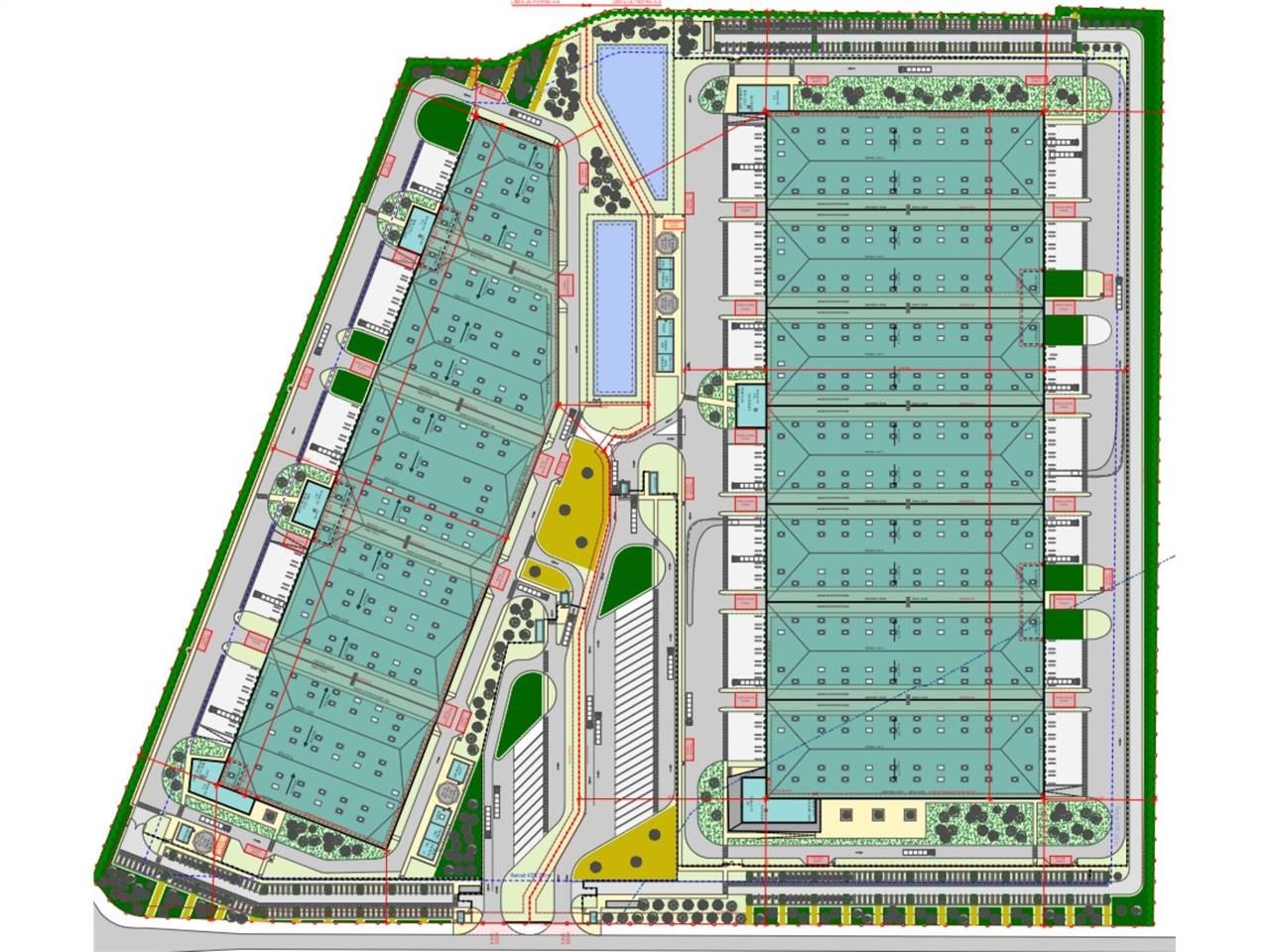 Location entrepots 72181 m² divisibles à partir de 27915 m²