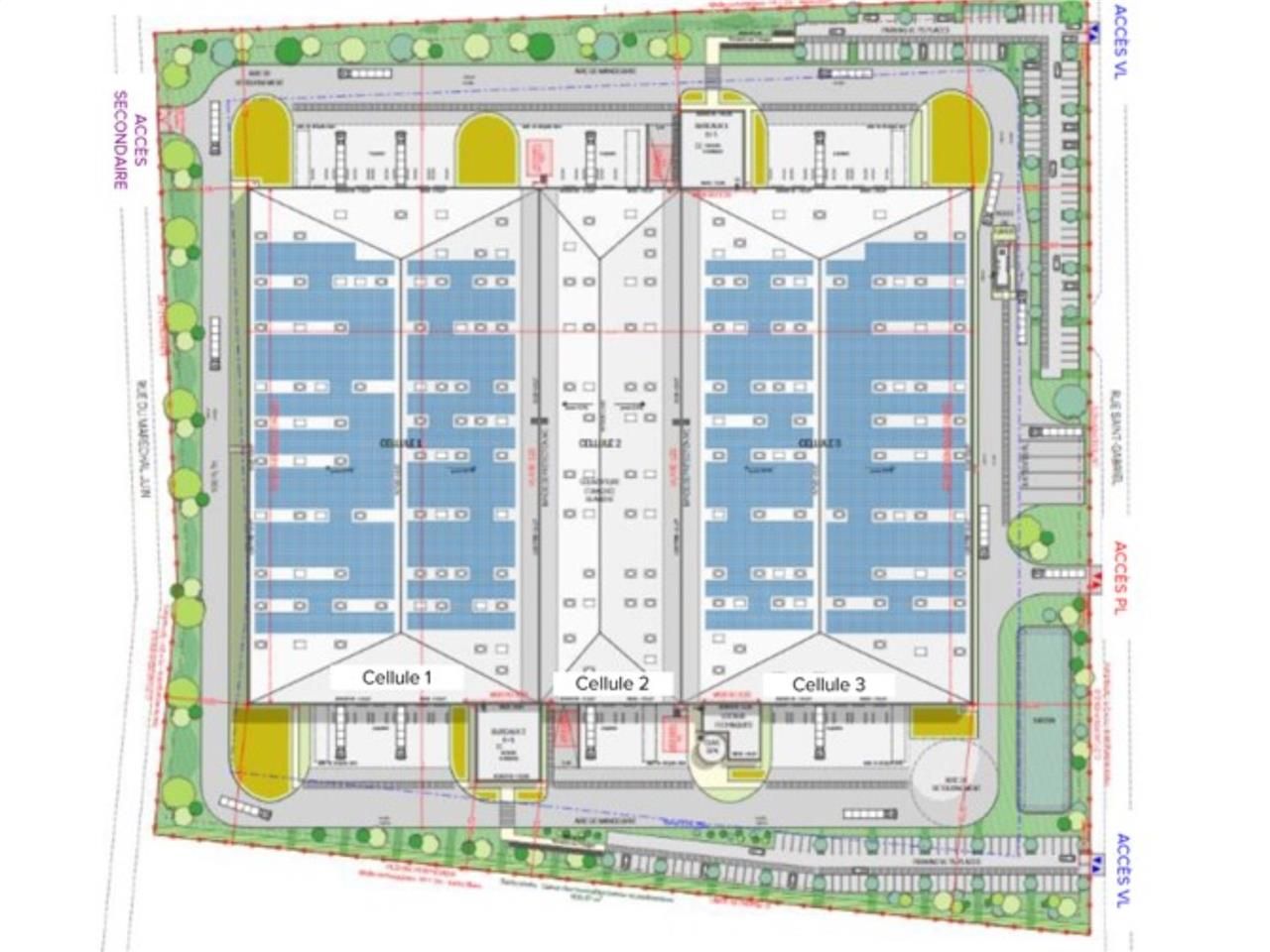 Location entrepots 31433 m² divisibles à partir de 5860 m²