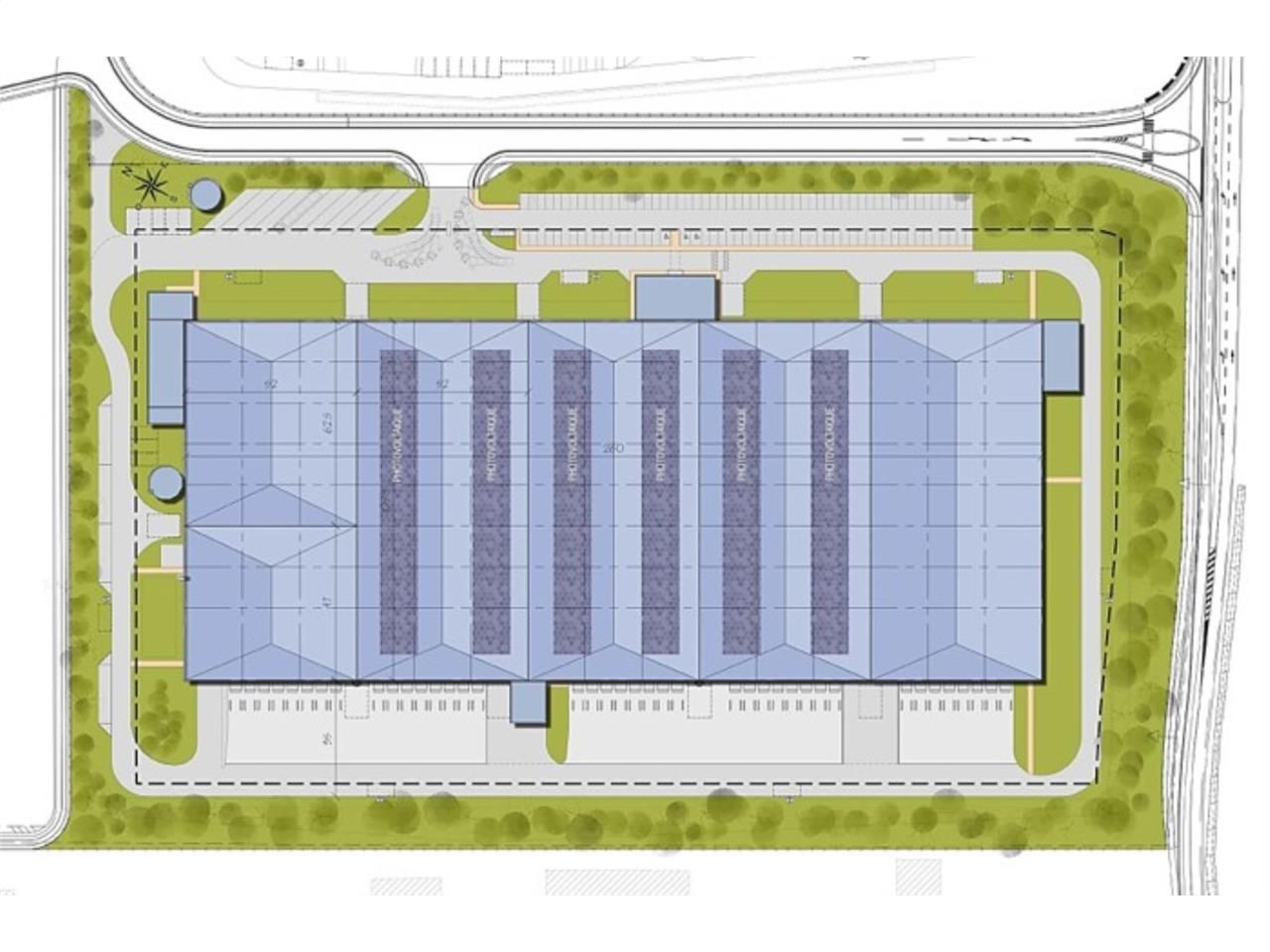 Location entrepots 30532 m² non divisibles