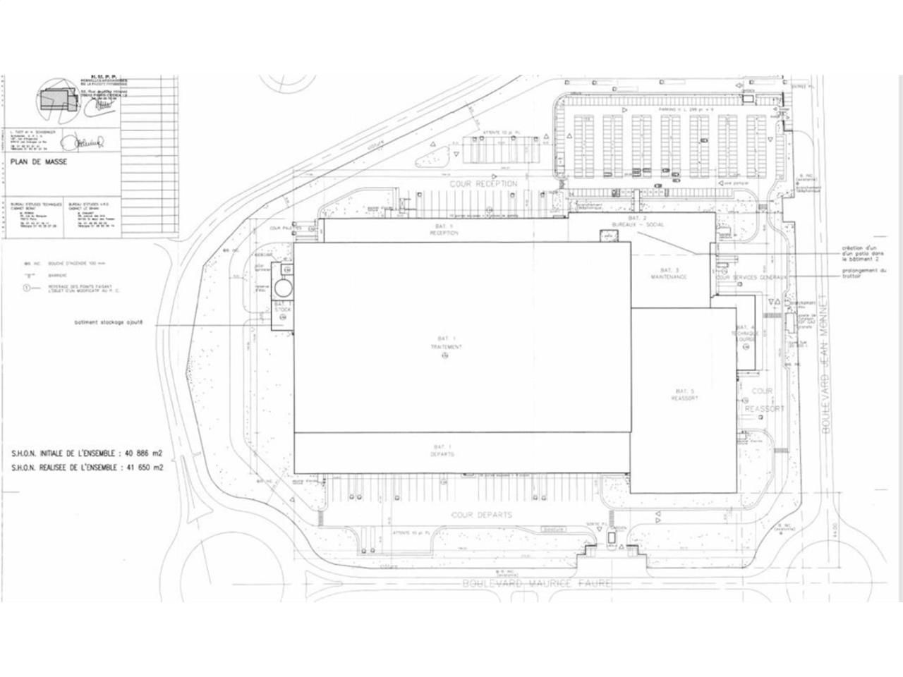 Location entrepots 41894 m² non divisibles