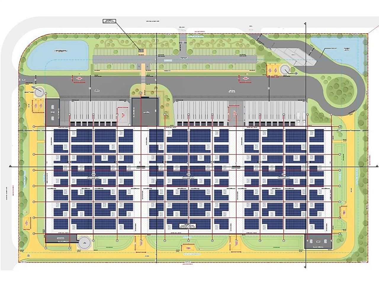Location entrepots 19032 m² non divisibles