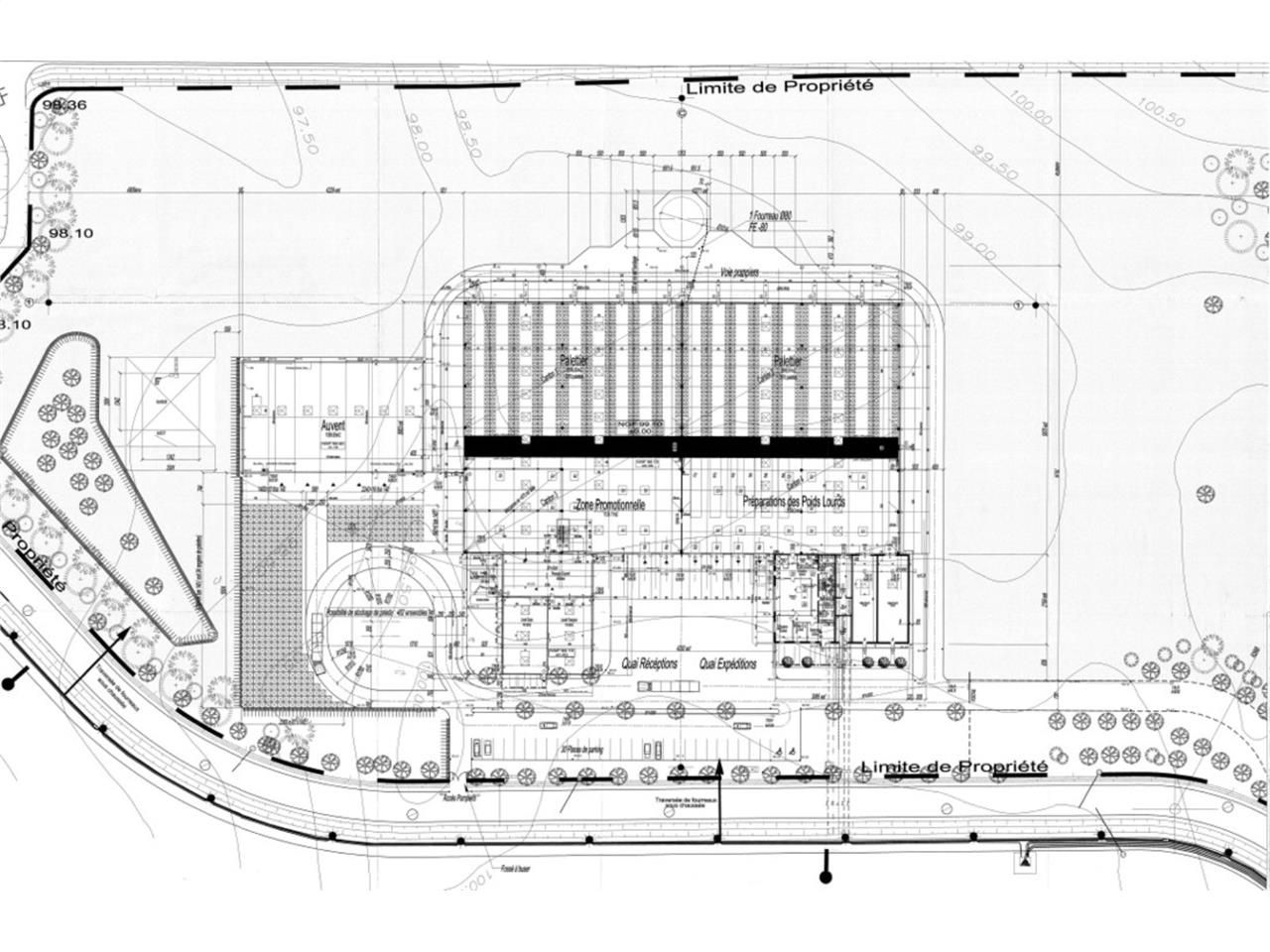 Location entrepots 7180 m² non divisibles