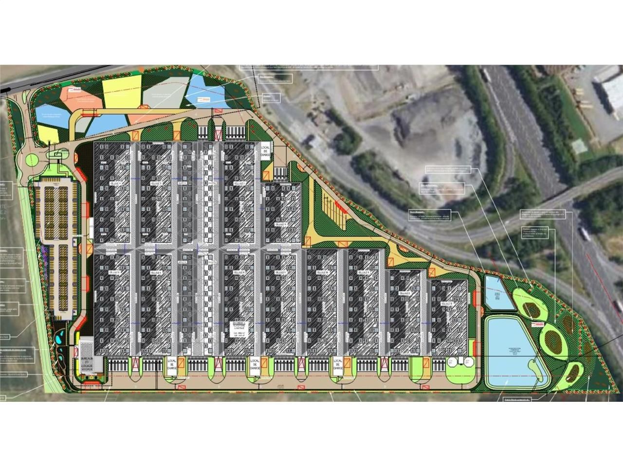 Location entrepots 81800 m² divisibles à partir de 12000 m²