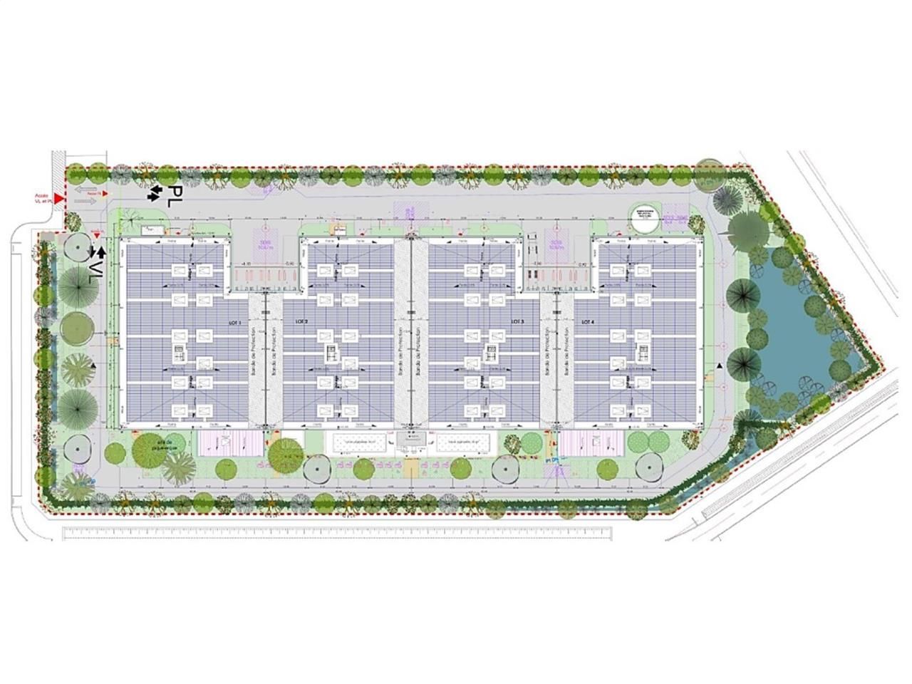 Location entrepots 9960 m² divisibles à partir de 350 m²