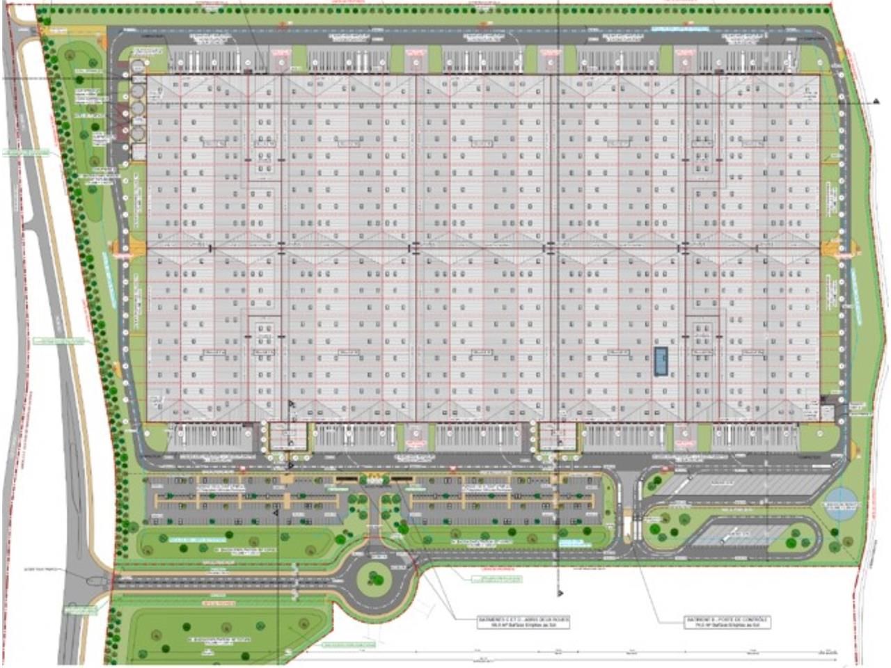 Location entrepots 118074 m² divisibles à partir de 45976 m²